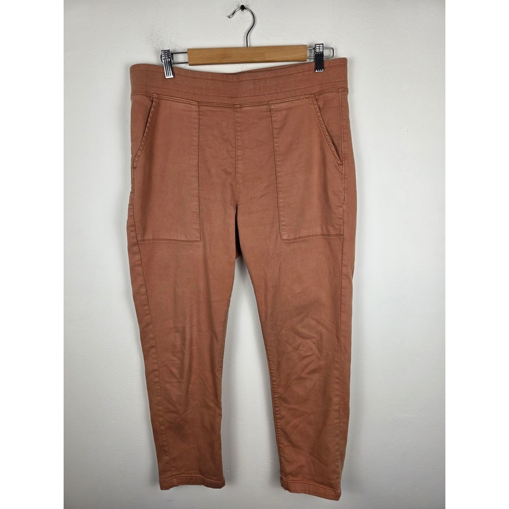 DU/ER No Sweat‎ Everyday Pants Women's Medium Rust Orange Jogger Style Casual
